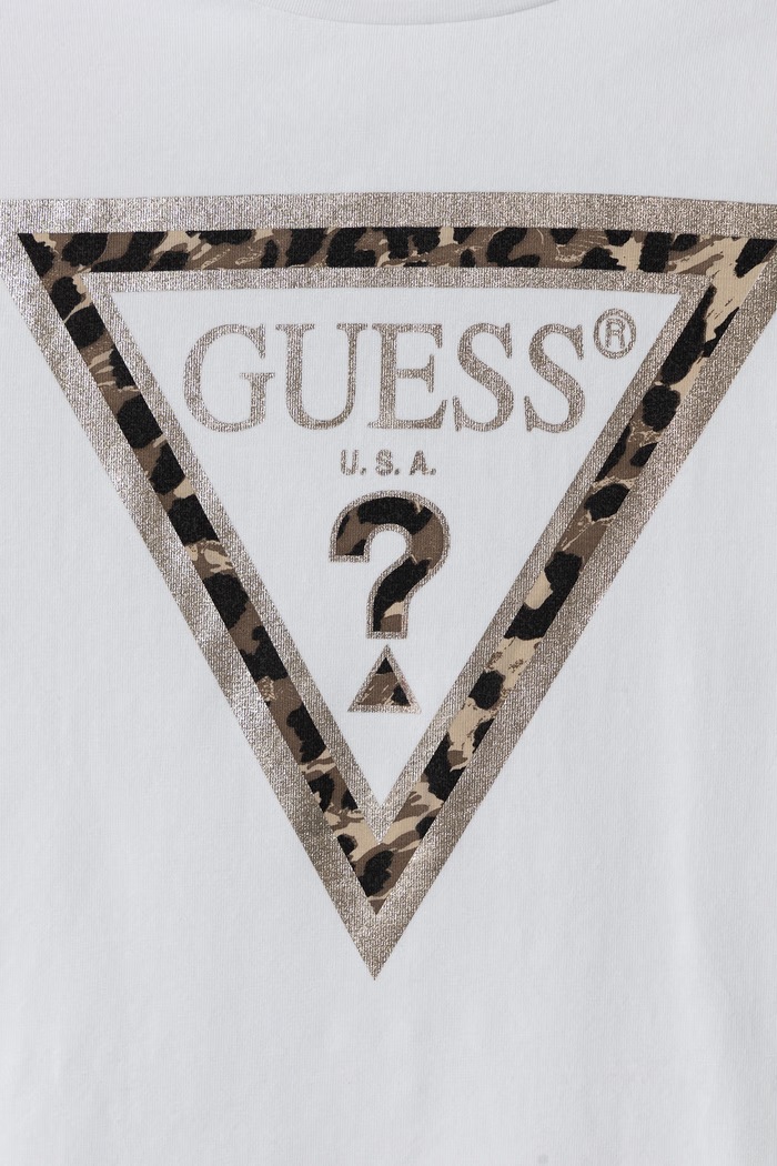 Девочка Guess Лонгслив для детей из хлопка J6BI02.K5771.9BY2 белый