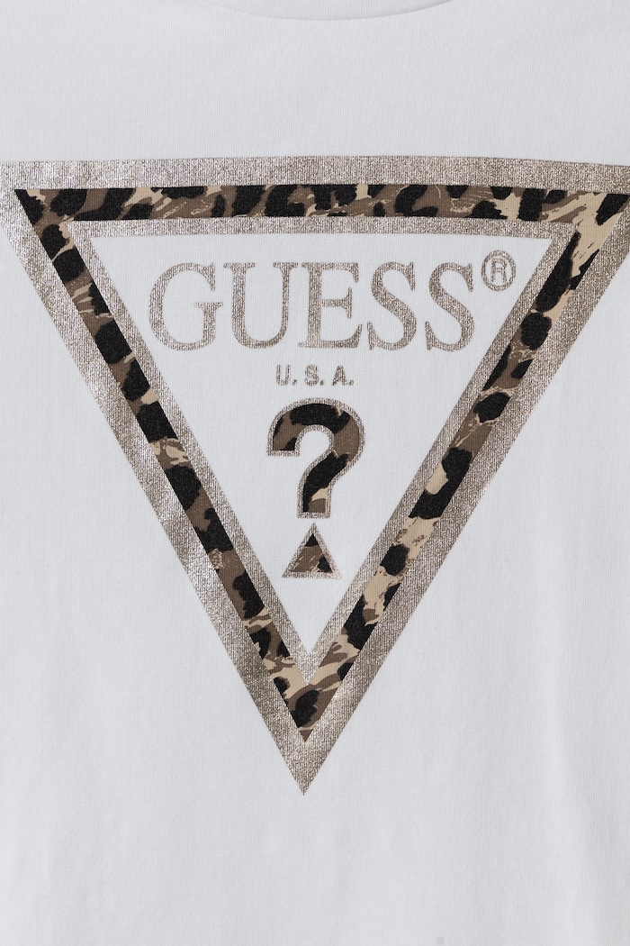 Девочка Guess Лонгслив для детей из хлопка J6BI02.K5771.9BY2 белый