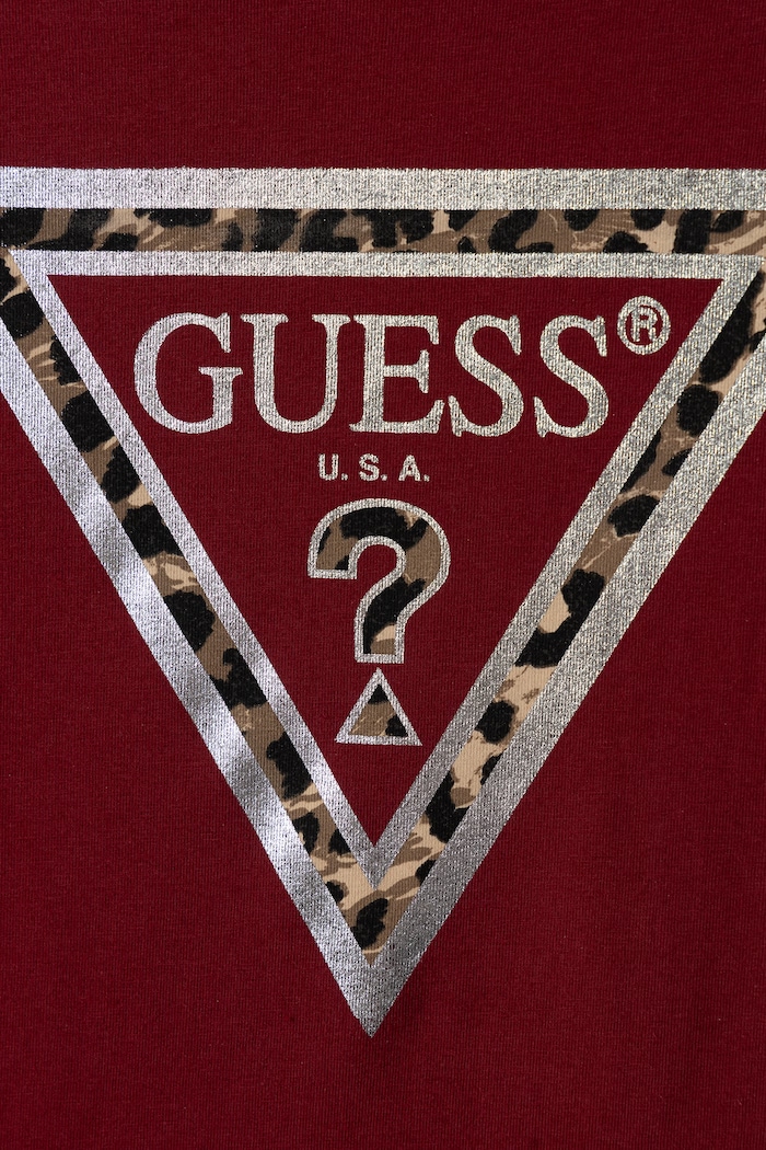 Девочка Guess Лонгслив для детей из хлопка J6BI02.K5771.9BY2 бордо