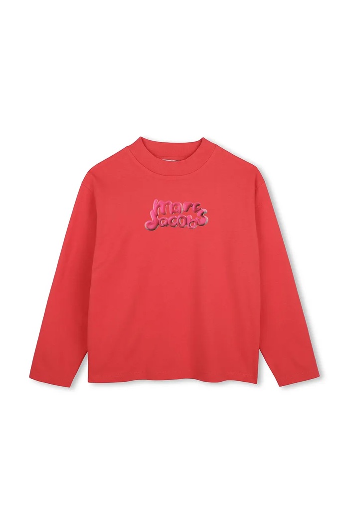 MARC JACOBS Maglietta a maniche lunghe per bambini in cotone rosa W60997.114.150