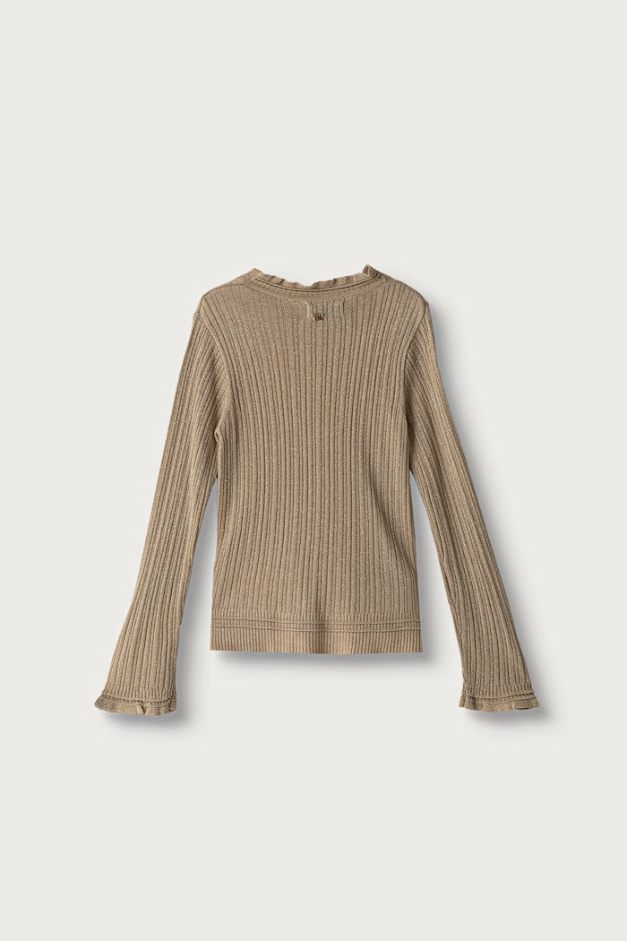 Fete Abel&Lula Longsleeve pentru copii cu vâscoză 5806.4.Mini.9BY2 bej