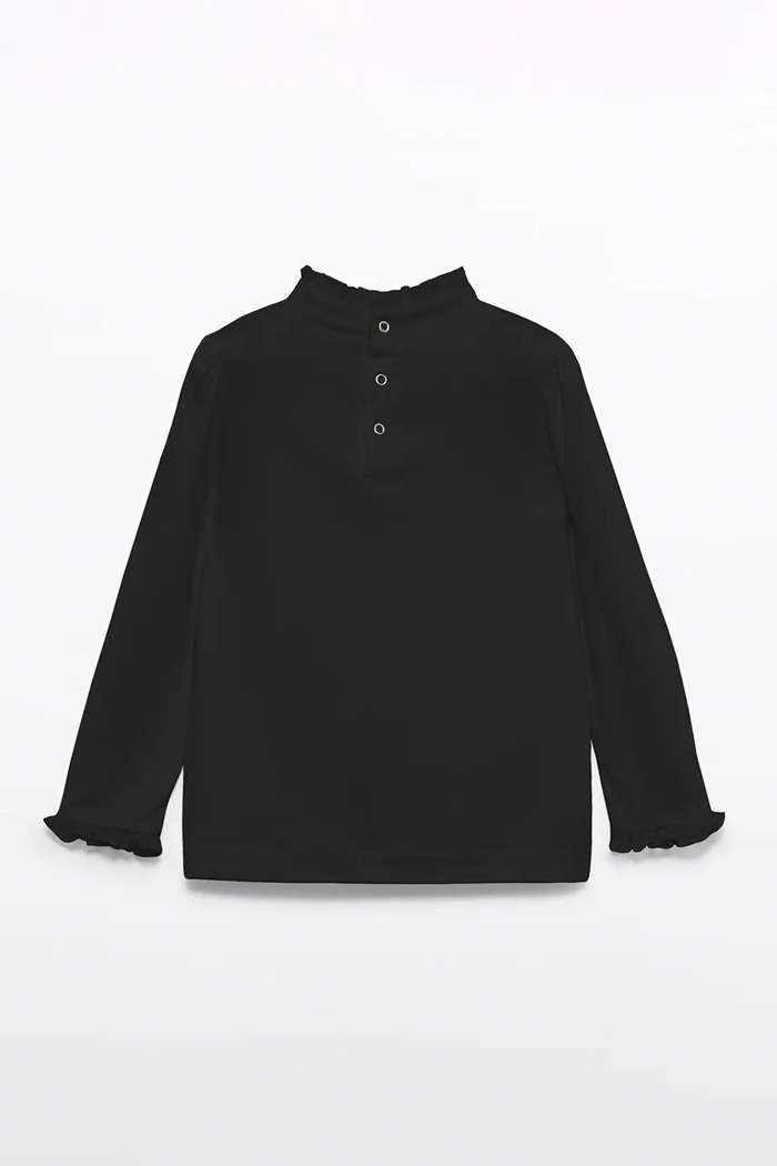 Abel&Lula Tričko s dlouhým rukávem dětské 5621.2.Mini.9BY2 černá AW26