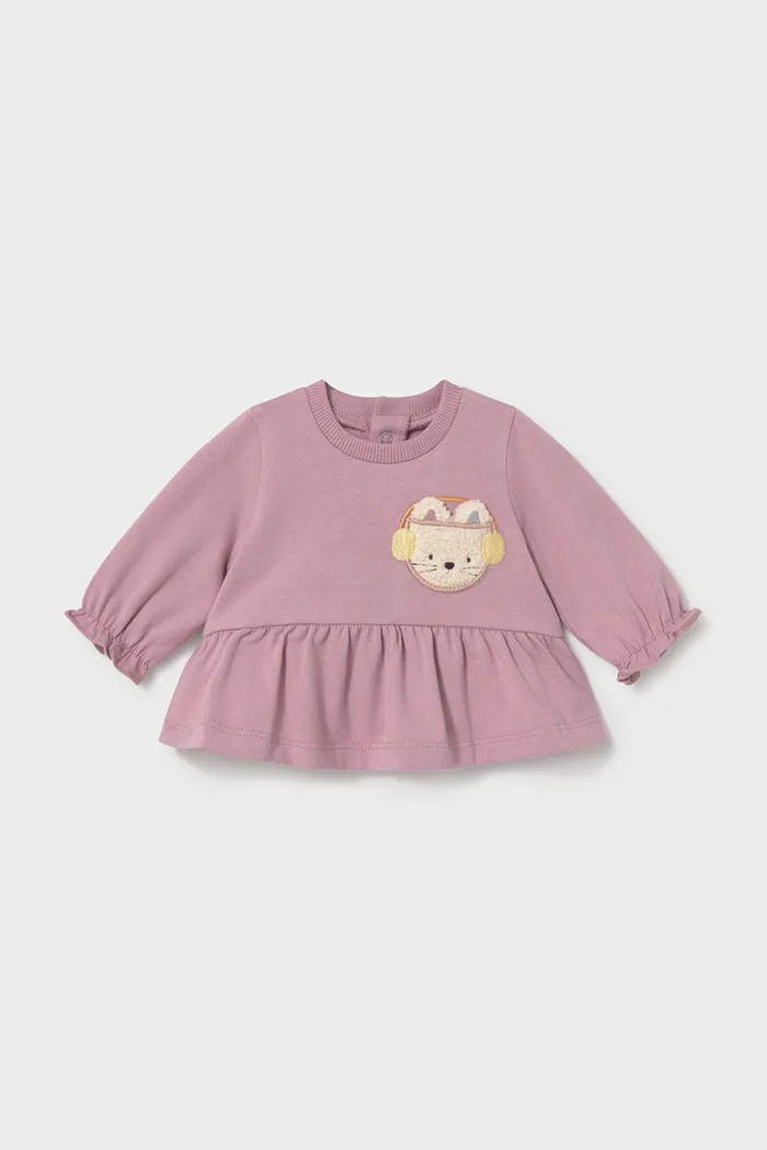 Mayoral Newborn μακρυμάνικο βρεφικό με βαμβάκι 2-pack 2083.2S.Newborn.9BY2 ροζ AW26