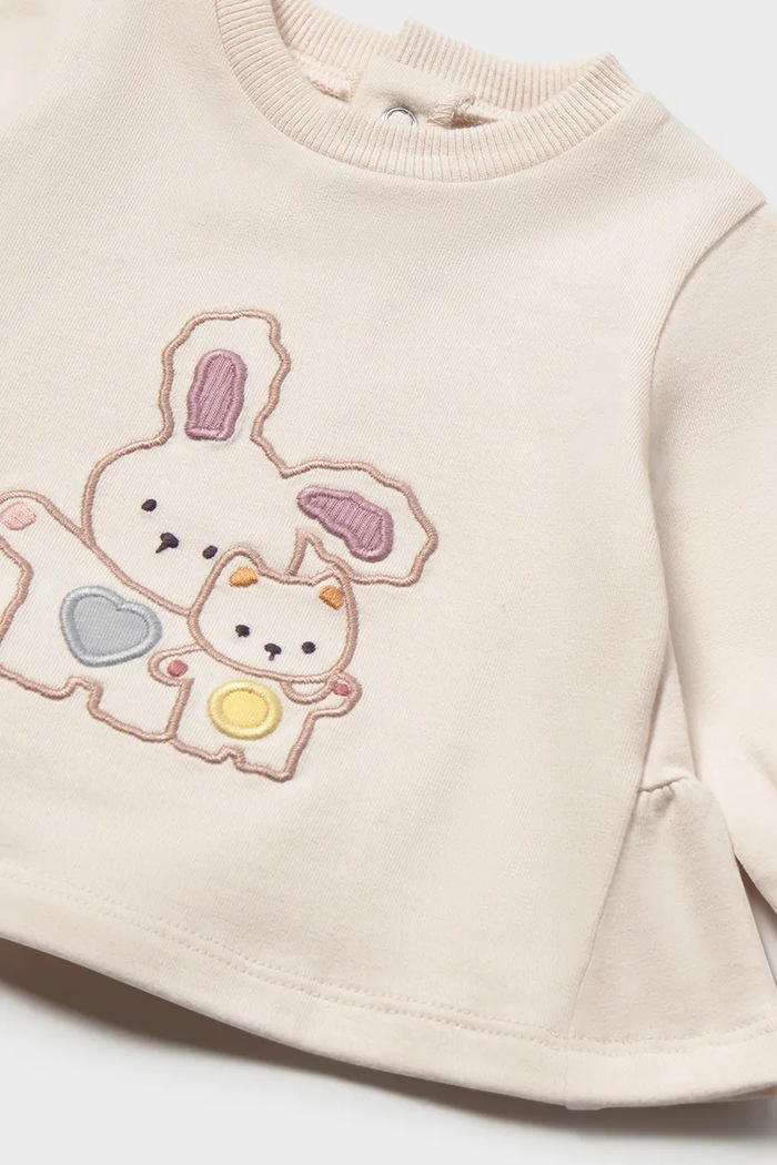Mayoral Newborn μακρυμάνικο βρεφικό με βαμβάκι 2-pack ροζ 2083.2S.Newborn.9BY2