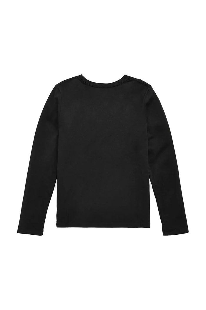 Polo Ralph Lauren tričko s dlhým rukávom detské bavlnené 313841122012 čierna AW26
