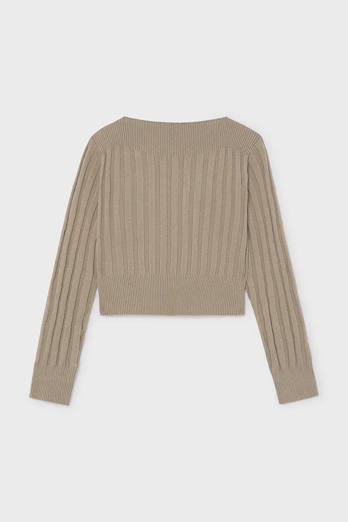 Mayoral longsleeve dziecięcy z wiskozą beżowy 7066.8F.Junior.9BY2