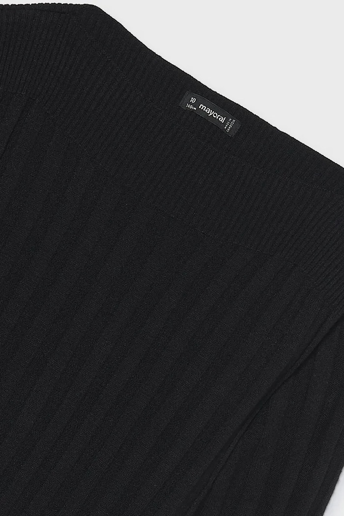 Fete Mayoral Longsleeve pentru copii cu vâscoză 7066.8F.Junior.9BY2 negru