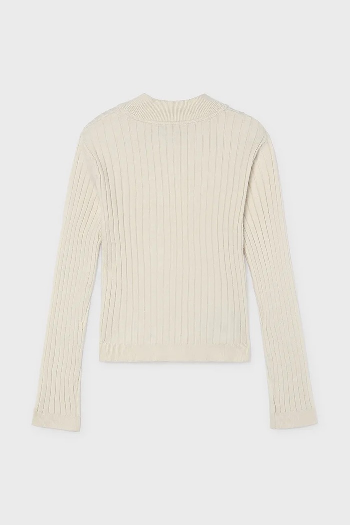 Mayoral лонгслив для детей с вискозой 7056.8E.Junior.9BY2 бежевый AW26