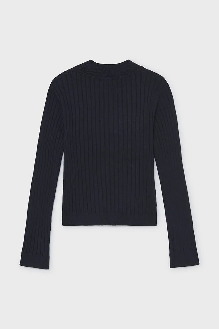 Mayoral longsleeve dziecięcy z wiskozą 7056.8E.Junior.9BY2 granatowy AW26