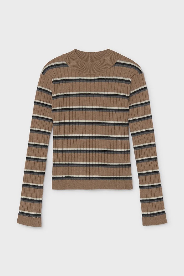 Mayoral блуза с дълги ръкави за деца с вискоза 7056.8E.Junior.9BY2 кафяв AW26