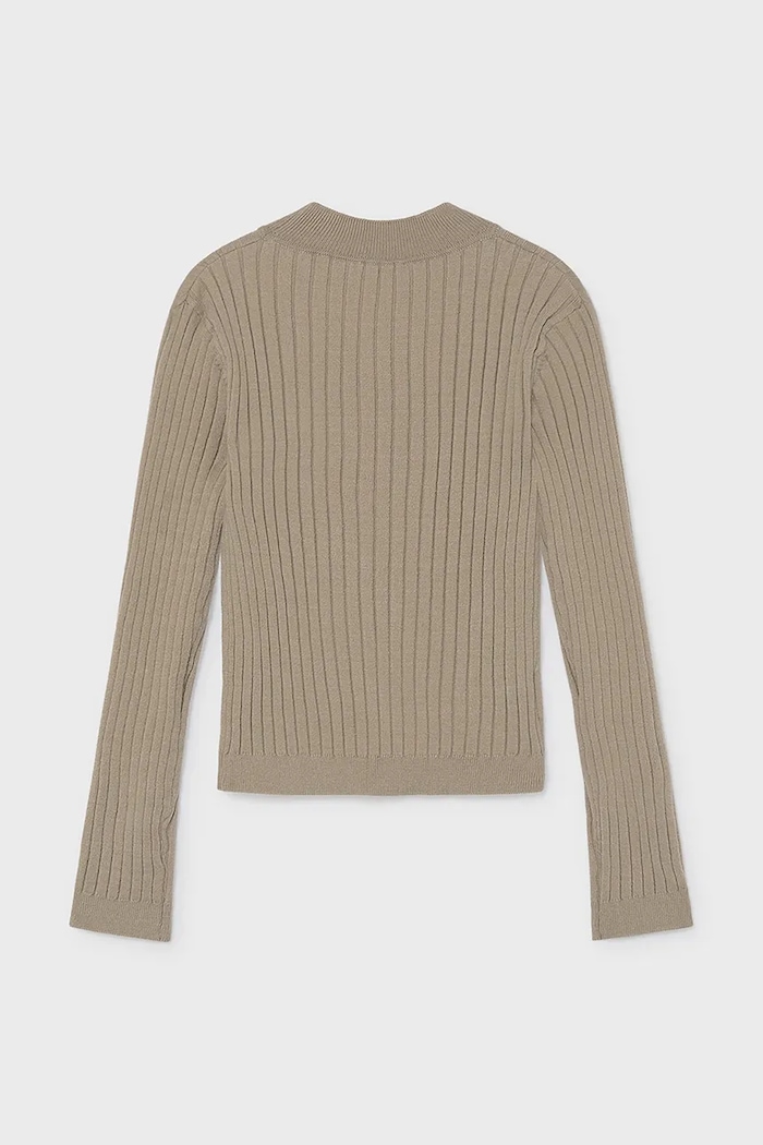 Mayoral блуза с дълги ръкави за деца с вискоза 7056.8E.Junior.9BY2 кафяв AW26