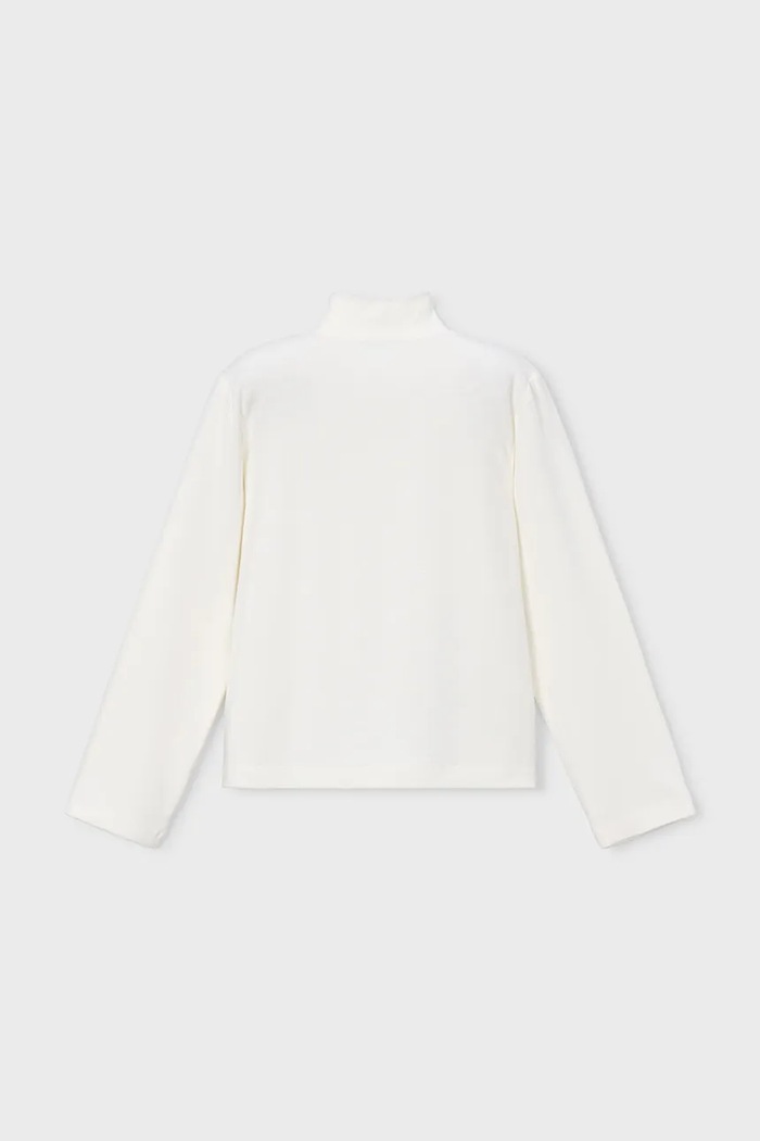 Mayoral tričko s dlhým rukávom detské s viskózou 4001.6J.Mini.9BY2 béžová AW26
