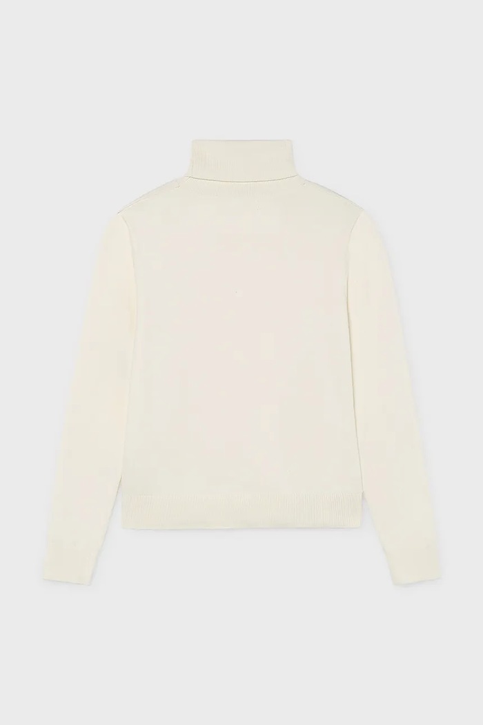 Mayoral блуза с дълги ръкави за деца с памук 345.8G.Junior.9BY2 бежов AW26