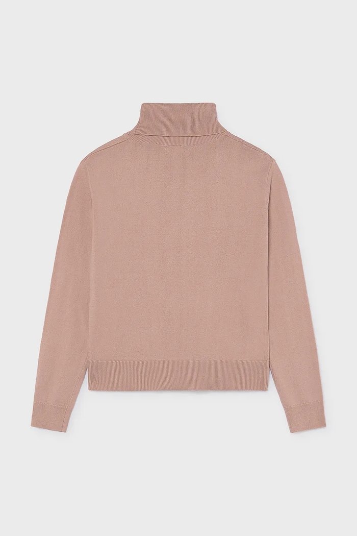Mayoral Longsleeve dziecięcy z bawełną 345.8G.Junior.9BY2 różowy AW26