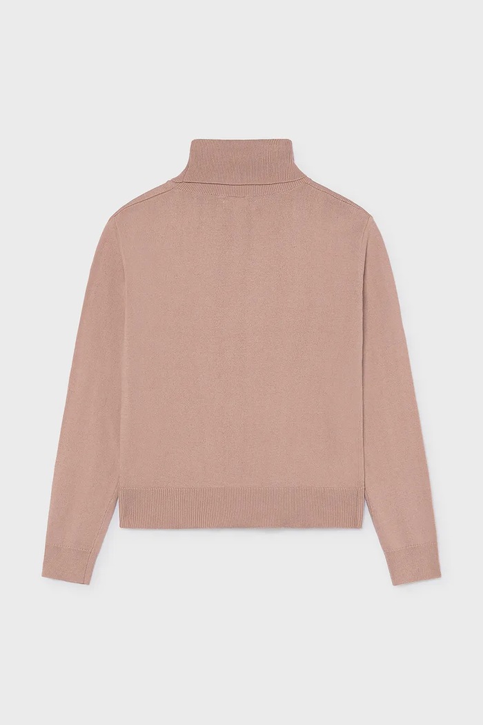 Mayoral Longsleeve dziecięcy z bawełną 345.8G.Junior.9BY2 różowy AW26