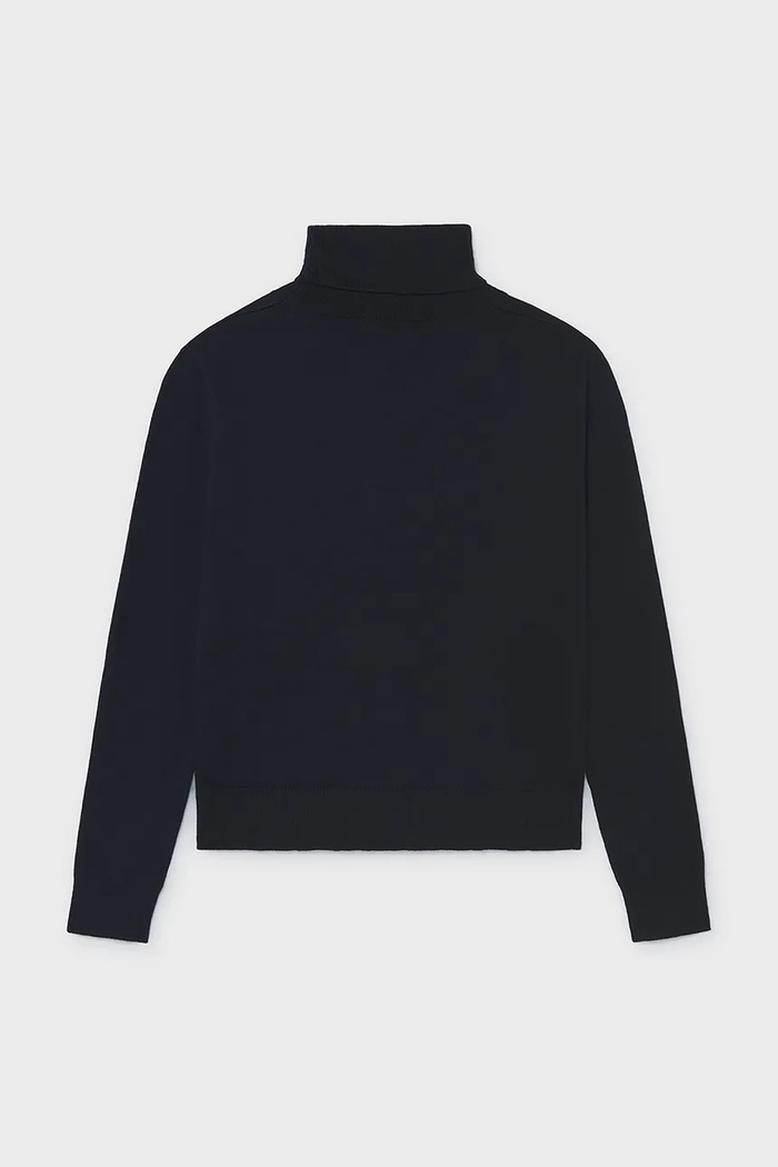 Mayoral блуза с дълги ръкави за деца с памук 345.8G.Junior.9BY2 тъмносин AW26