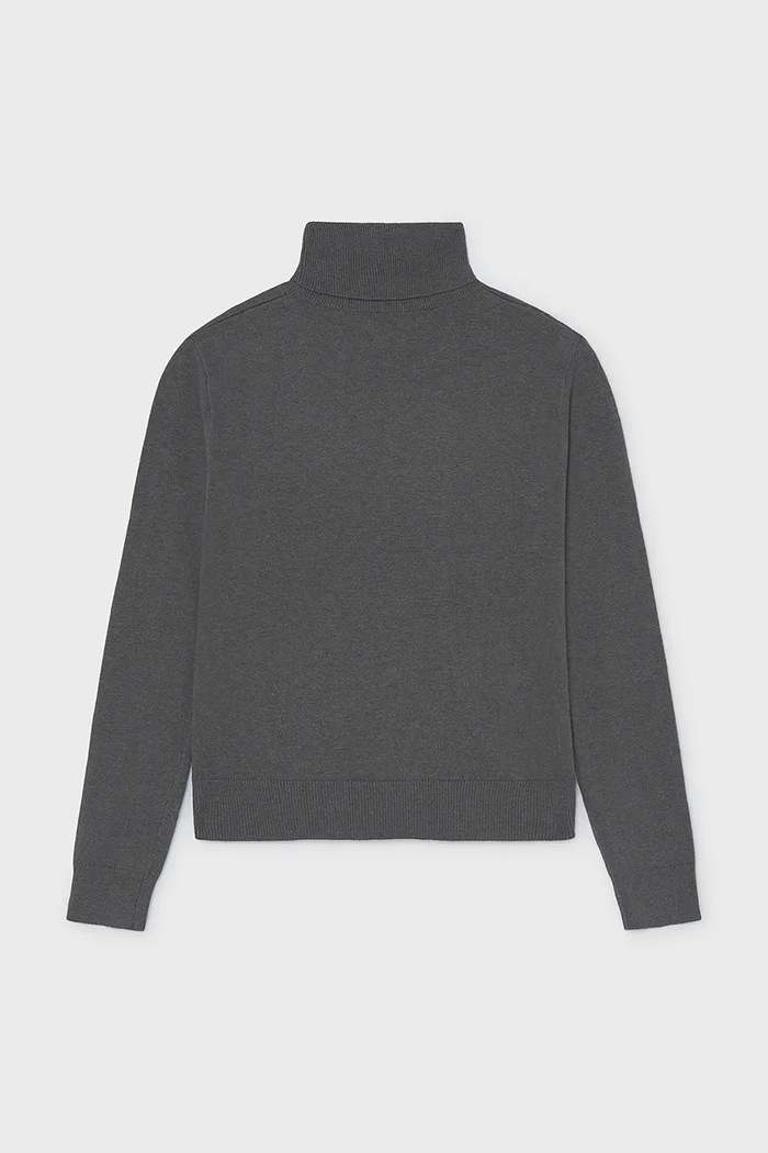Mayoral longsleeve dziecięcy z bawełną 345.8G.Junior.9BY2 szary AW26