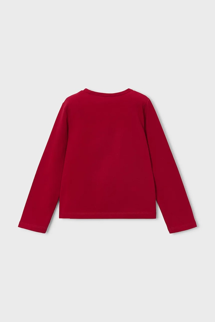 Mayoral лонгслив для детей с хлопком 178.6H.Mini.9BY2 красный AW26