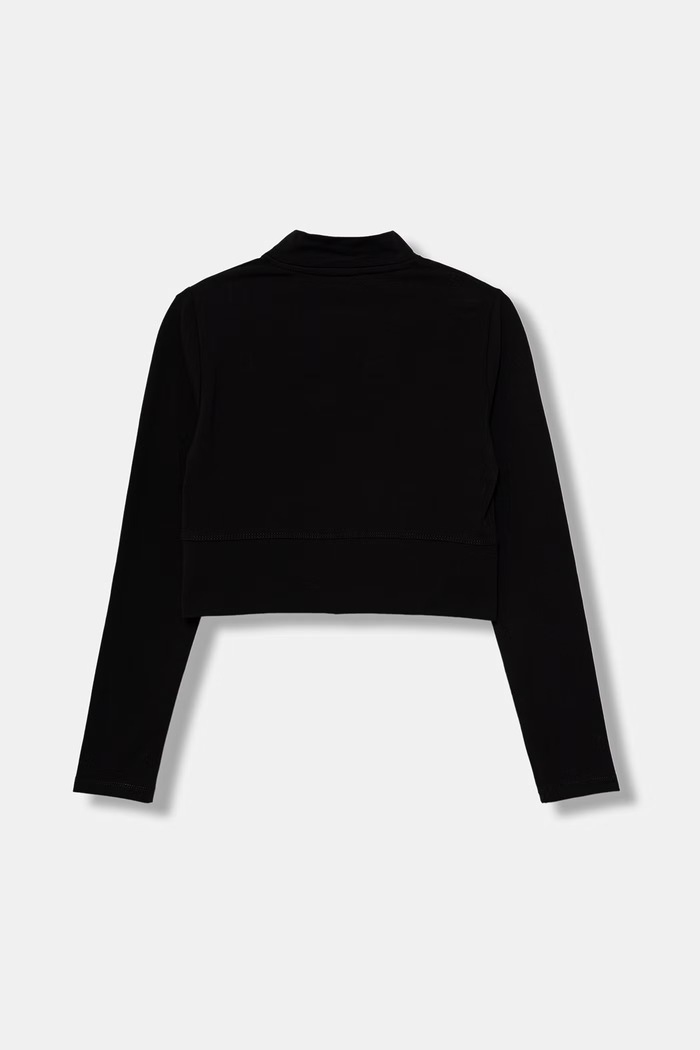 Diesel блуза с дълги ръкави за деца от памук с еластан TCEFILS T-SHIRT J02935.KYA0L черен AW26