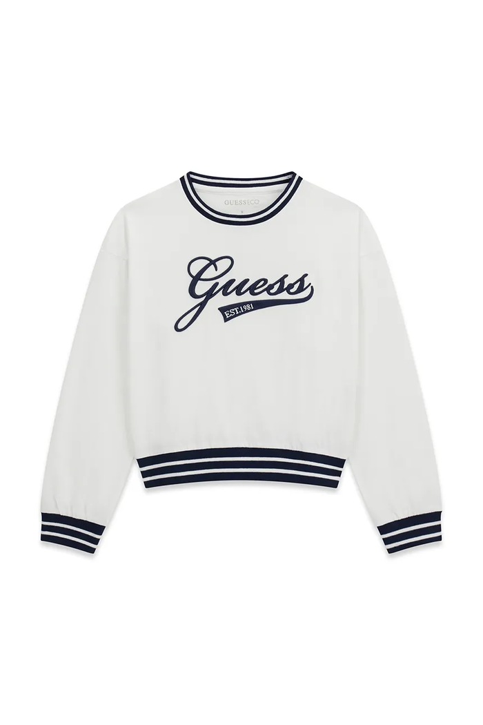 Guess bluza dziecięca bawełniana biały J6YI30.K3765.9BY2