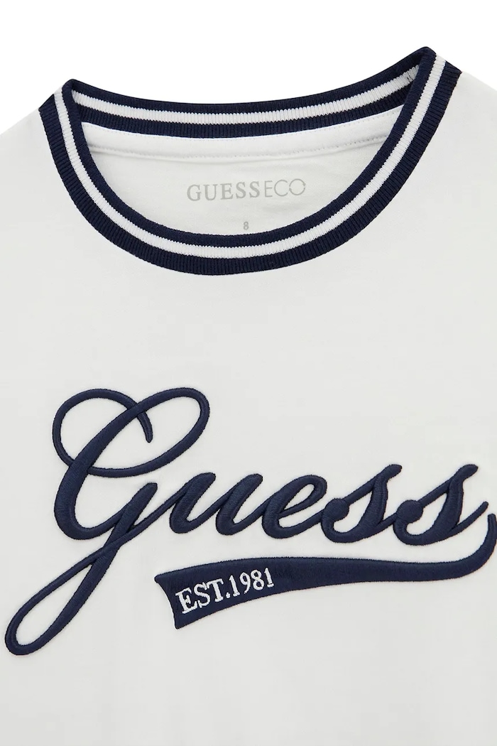 Odzież Guess bluza dziecięca bawełniana J6YI30.K3765.9BY2 biały