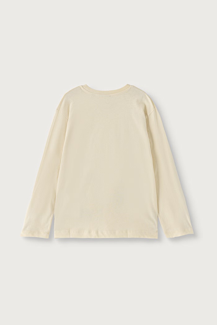 United Colors of Benetton Longsleeve dziecięcy bawełniany 3XUGG10NT.P.Seasonal beżowy AW26