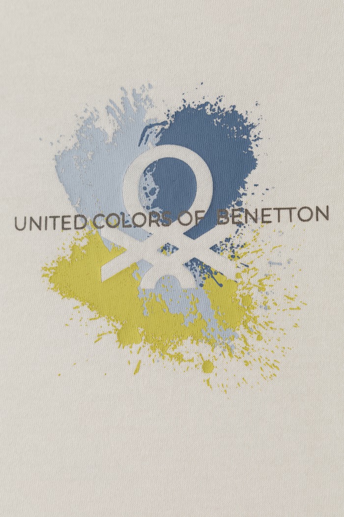 Chłopiec United Colors of Benetton Longsleeve damski bawełniany 3ATNG10NK.P.Seasonal beżowy