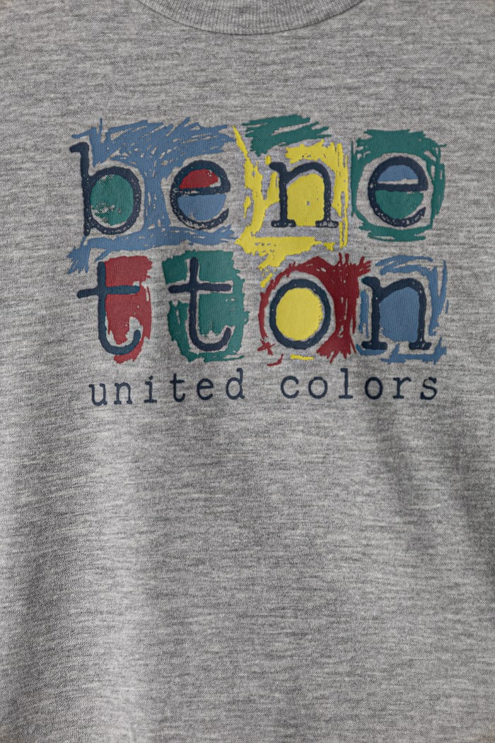 Chłopiec United Colors of Benetton Longsleeve damski bawełniany 3ATNG10NK.P.Seasonal szary