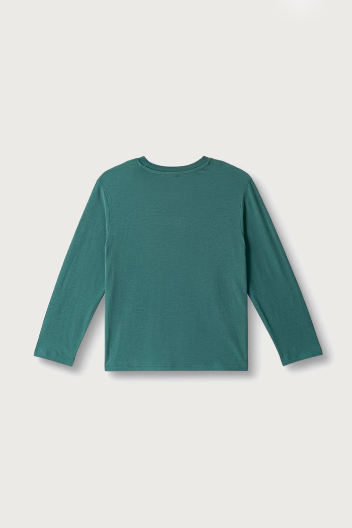 United Colors of Benetton Longsleeve damski bawełniany 3ATNG10NK.P.Seasonal turkusowy AW26