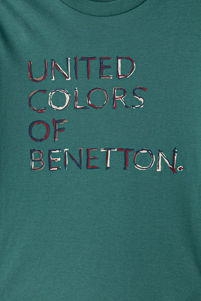 Chłopiec United Colors of Benetton Longsleeve damski bawełniany 3ATNG10NK.P.Seasonal turkusowy