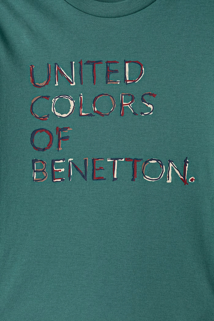 Chłopiec United Colors of Benetton Longsleeve damski bawełniany 3ATNG10NK.P.Seasonal turkusowy