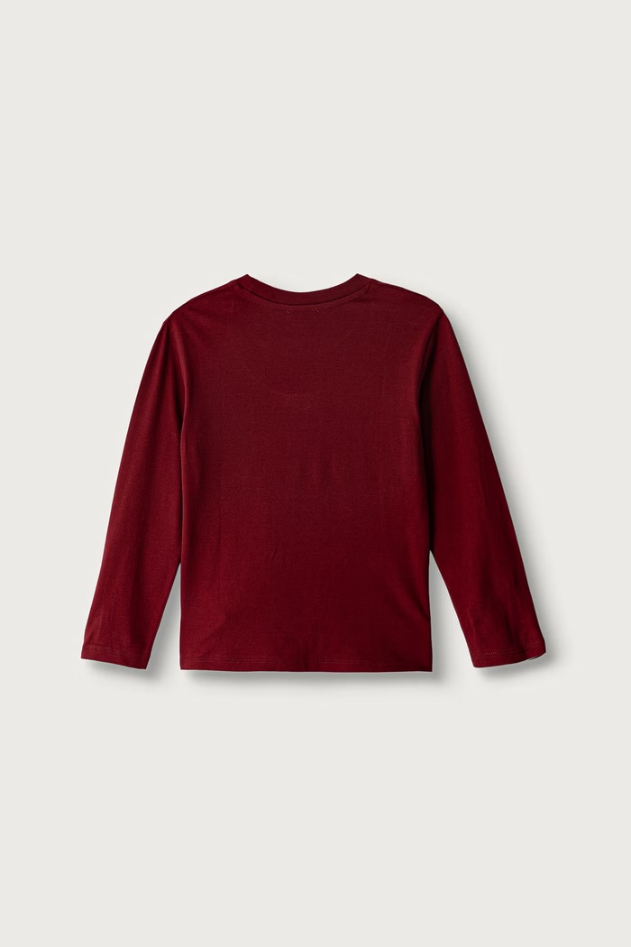 United Colors of Benetton Longsleeve damski bawełniany 3ATNG10NK.P.Seasonal bordowy AW26