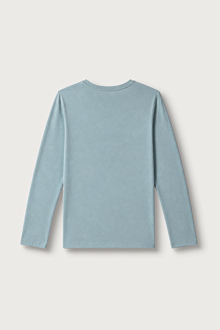 United Colors of Benetton Longsleeve dziecięcy bawełniany 3ATNC10UD.G.Seasonal turkusowy AW26
