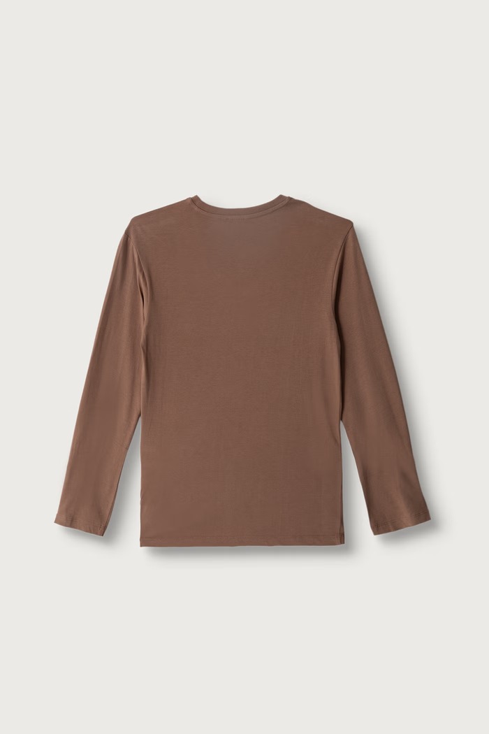 United Colors of Benetton Tričko s dlhým rukávom detské bavlnené 3ATNC10UD.G.Seasonal hnedá AW26