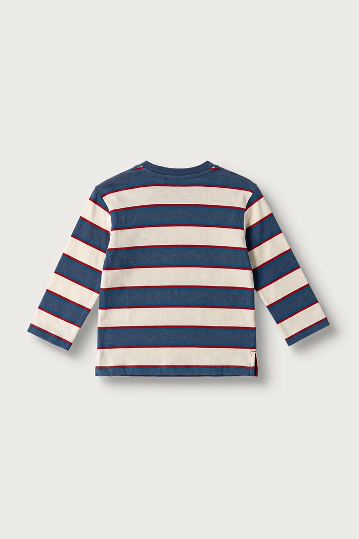 United Colors of Benetton Maglietta a maniche lunghe per bambini in cotone 35NUG10NO.P.Seasonal blu navy AW26