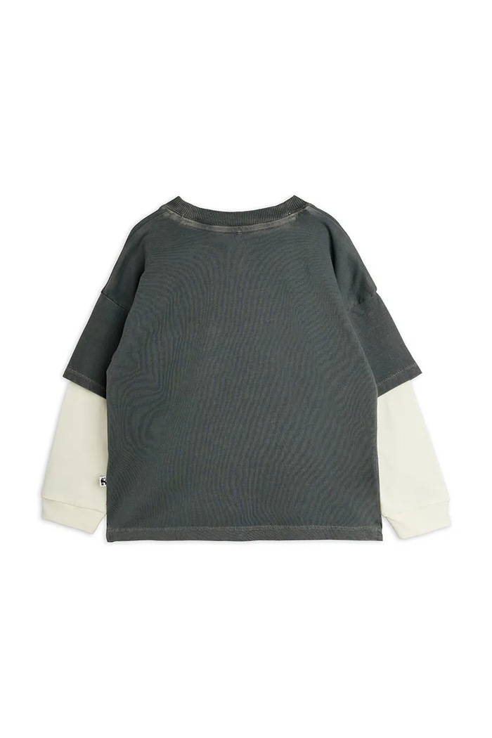 Chłopiec Mini Rodini T-shirt dziecięcy bawełniany 26720141 szary