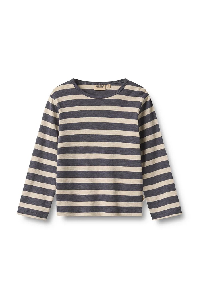 Băieți Wheat Longsleeve pentru copii din bumbac pachet de 2 2164.108S.GOTS albastru