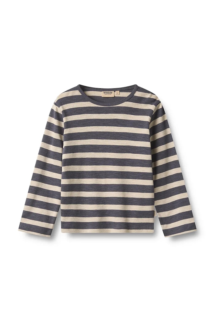 Băieți Wheat Longsleeve pentru copii din bumbac pachet de 2 2164.108S.GOTS albastru