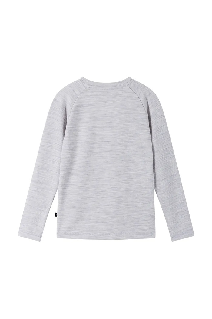 Chłopiec Reima Longsleeve dziecięcy z wełną merino Viisas 5200012C.9BY2 szary