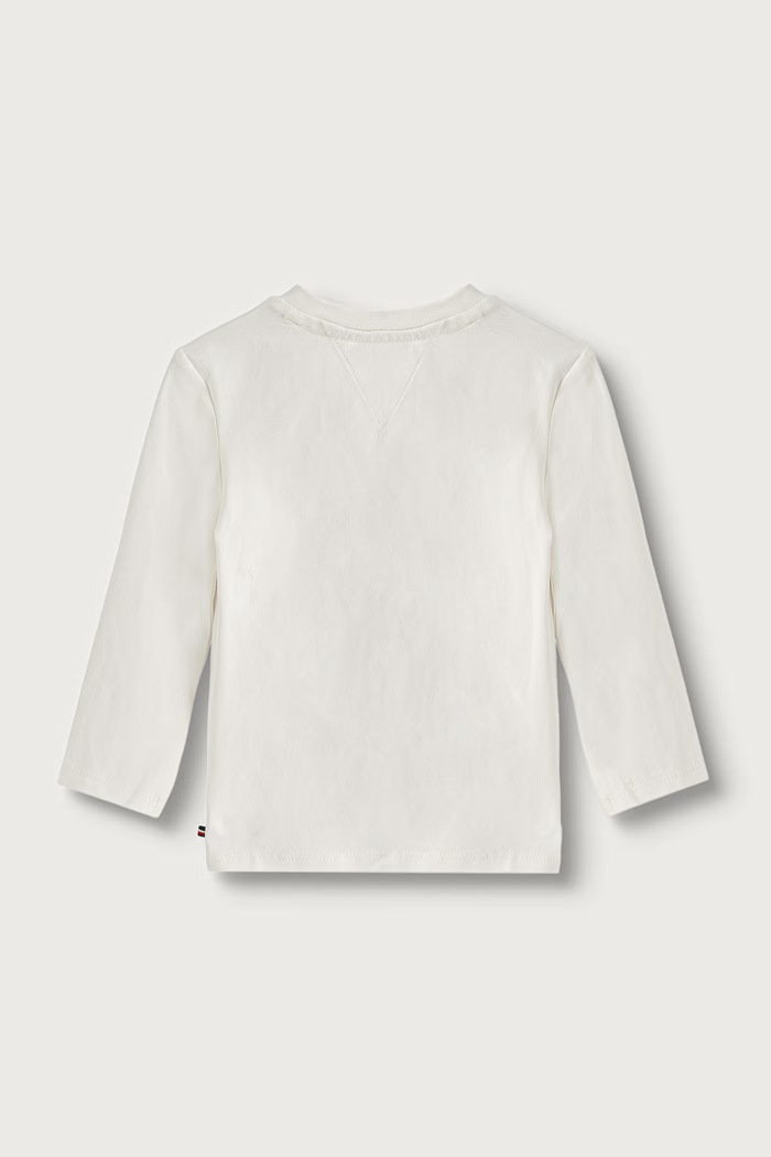 Tommy Hilfiger tričko s dlouhým rukávem kojenecké bavlněné s elastanem 2-pack KN0KN02319.9BY2 červená