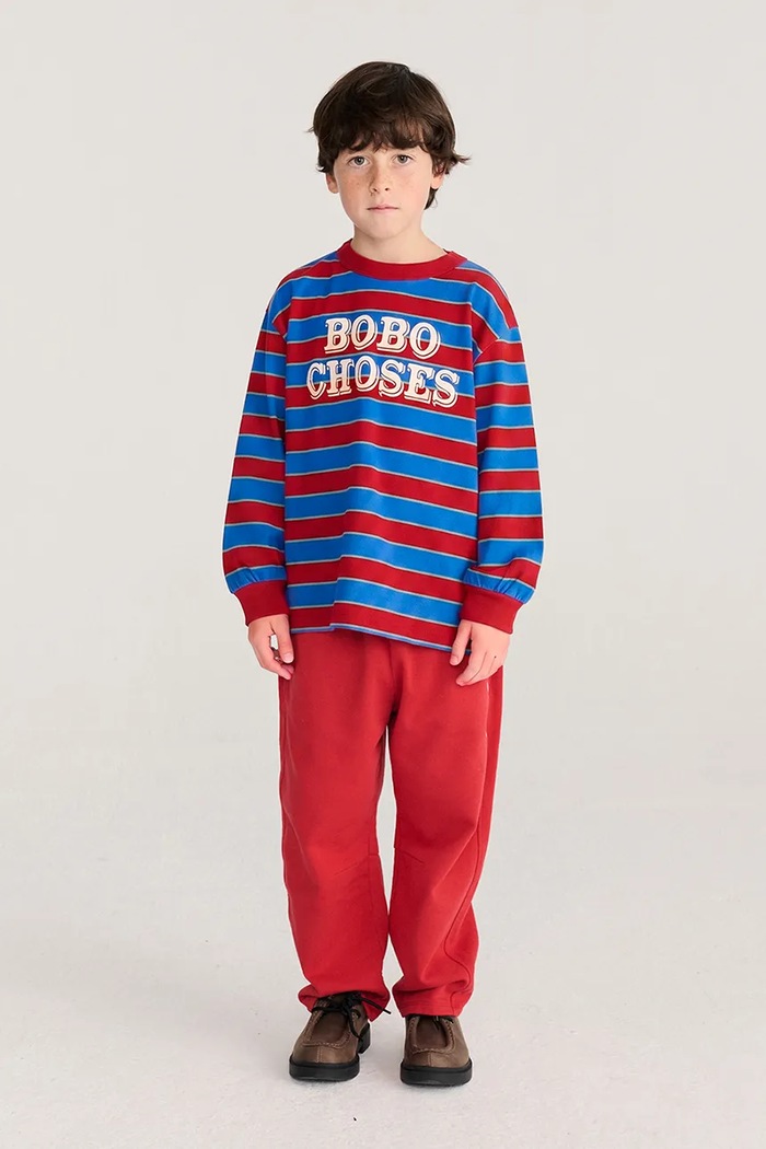Bobo Choses T-shirt παιδικό βαμβακερό μπλε 226AC110