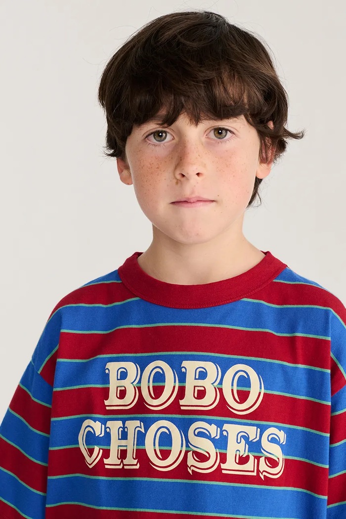 Αγορίστικα Bobo Choses T-shirt παιδικό βαμβακερό 226AC110 μπλε