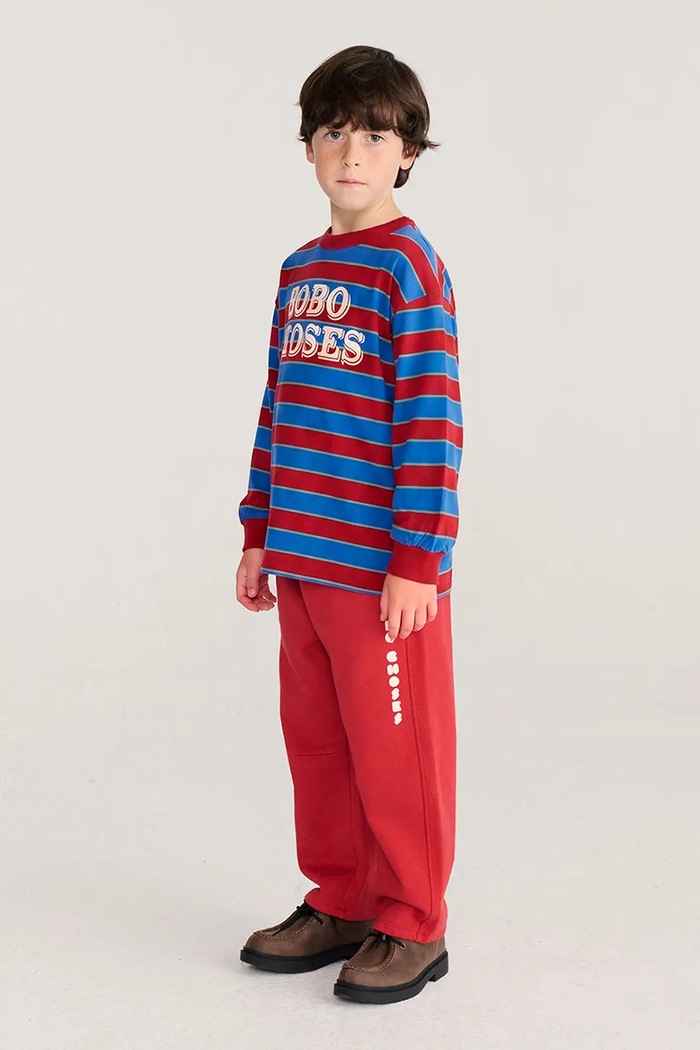 T-shirt παιδικό βαμβακερό Bobo Choses 226AC110 μπλε