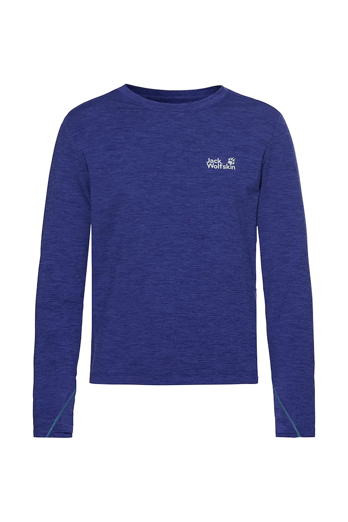 Jack Wolfskin Longsleeve dziecięcy TRAIL A66175.164.176 niebieski AW26