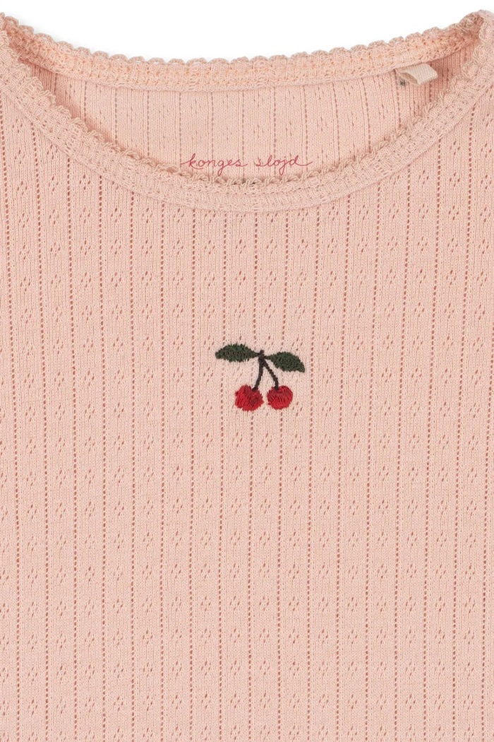 Chlapec Konges Sløjd tričko s dlhým rukávom detské bavlnené MINNIE BLOUSE GOTS KS106165.9BY2 ružová