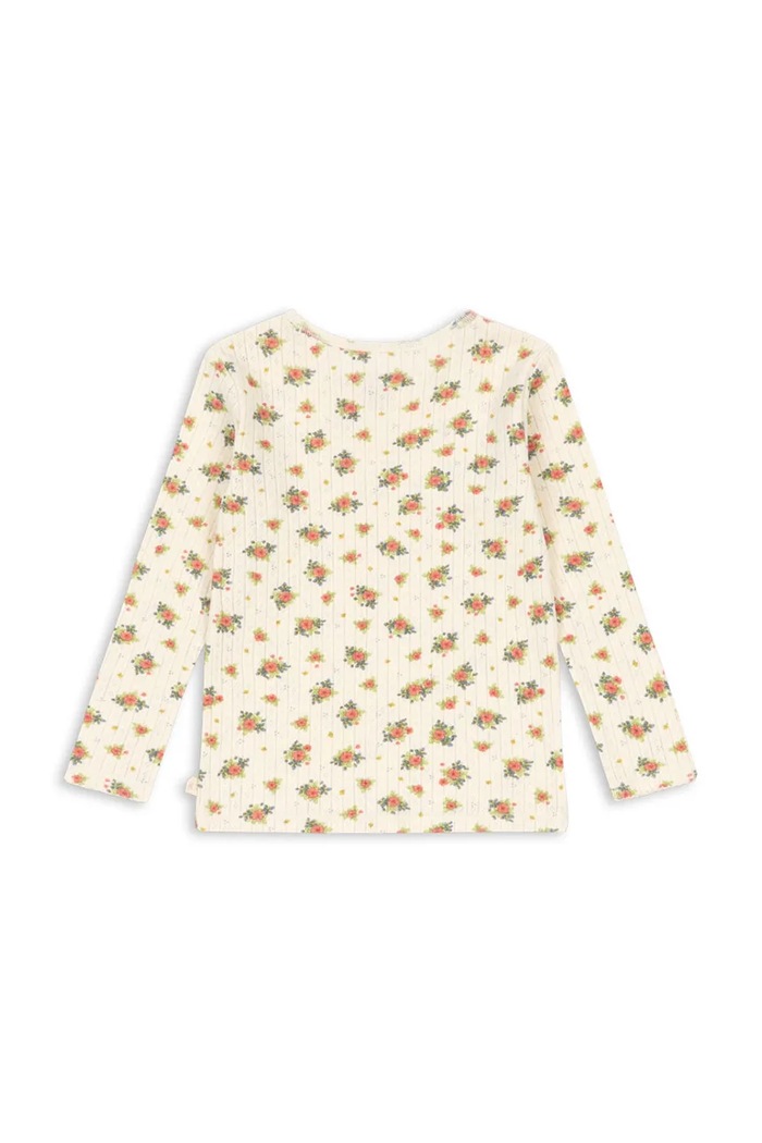 Konges Sløjd μακρυμάνικο παιδικό βαμβακερό MINNIE BLOUSE GOTS KS106164.9BY2 λευκό AW26