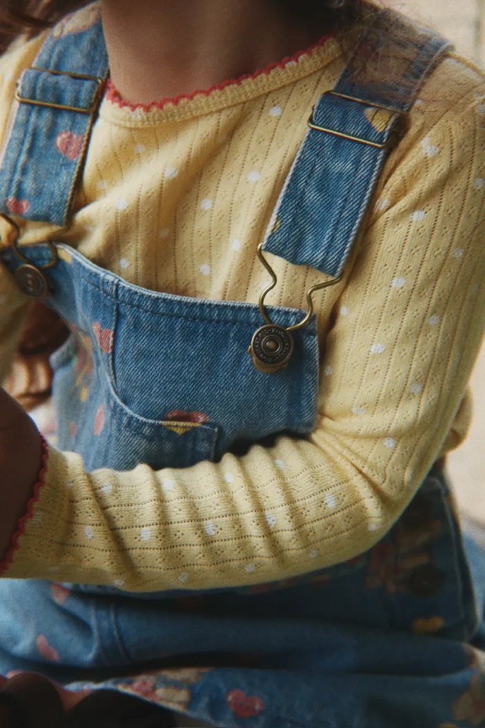 Konges Sløjd Tričko s dlouhým rukávem dětské bavlněné MINNIE BLOUSE GOTS KS106164.9BY2