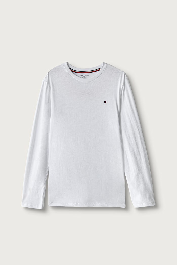 Chłopiec Tommy Hilfiger Longsleeve dziecięcy bawełniany 2-pack UK0UK00077.9BY2 szary