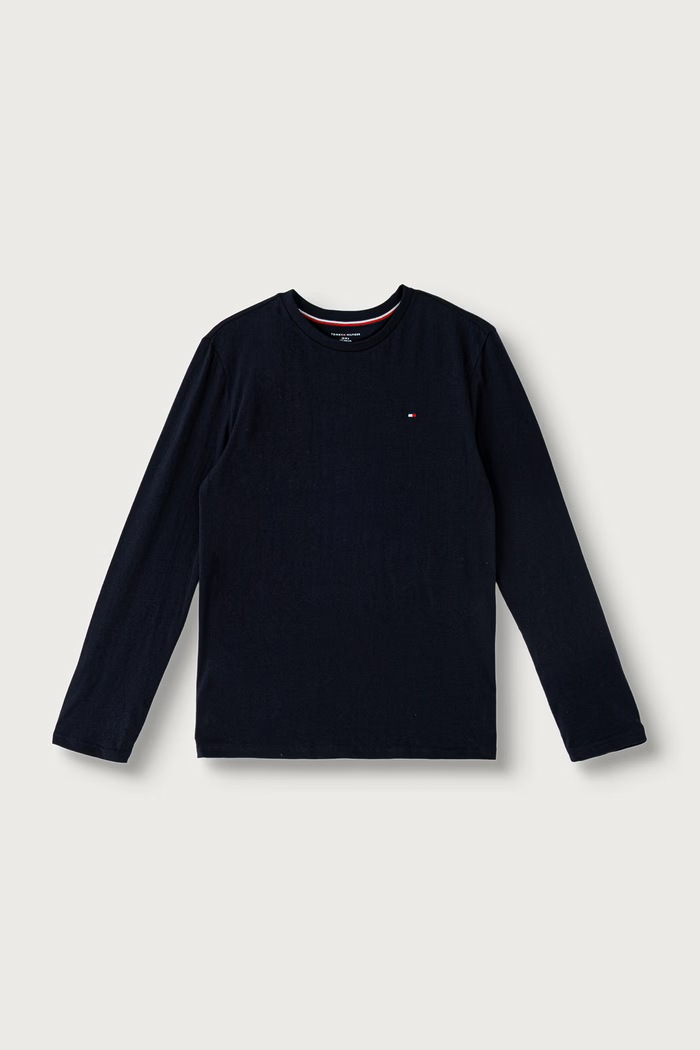 Tommy Hilfiger Longsleeve dziecięcy bawełniany 2-pack UK0UK00077.9BY2 niebieski AW26