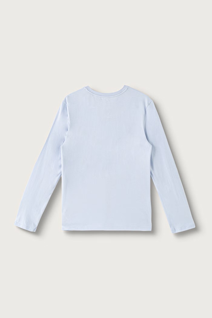 Longsleeve dziecięcy bawełniany 2-pack Tommy Hilfiger niebieski UK0UK00077.9BY2